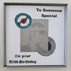 Personalised 50th Birthday Card Friend Dad Paul Weller The Jam MODS Any Relation Or Age (SKU398)