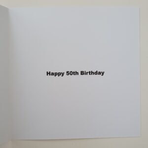 Personalised 50th Birthday Card Friend Dad Paul Weller The Jam MODS Any Relation Or Age (SKU398)