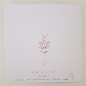 Personalised New Baby Or Christening Card Boy Girl Twins Triplets (SKU195)