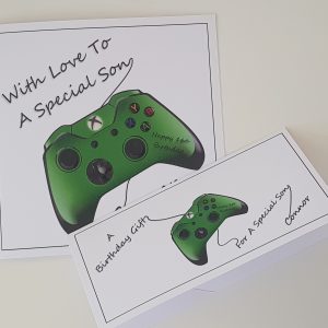 Personalised 16th Birthday Card Son Games Controller Any Age Or Relation (SKU185)