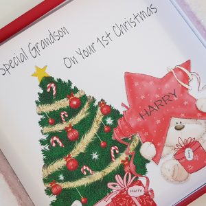 Personalised 1st Christmas Card Special Grandson Any Relation (SKU455)