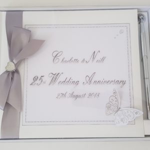 Personalised 50th Wedding Anniversary Guest Book Any Event Or Year (SKU90)