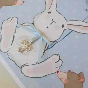 Personalised Grandson Christening Card Any Relation, Occasion Or Colour (SKU93)