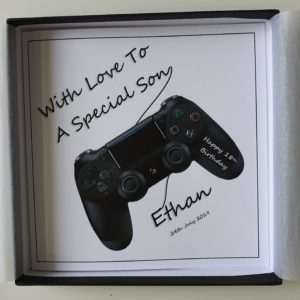 Personalised 18th Birthday Card Son Games Controller Any Age Or Relation (SKU95)