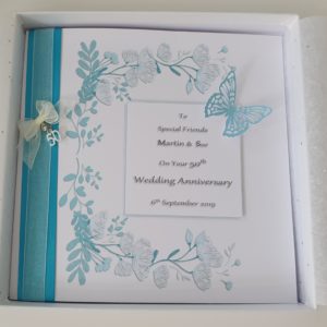 Personalised On Your 50th Wedding Anniversary Card Friends Any Couple, Person, Year Or Colour (SKU80)
