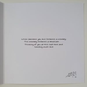 Personalised Bereavement Sympathy Card  Loss Of Grandmother  Any Relation or Colour (SKU14)