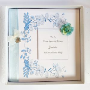 Personalised Luxury Boxed Mothers Day Card Like A Mum To Me Step Mum Mam Mother Mummy Any Colour (SKU33)