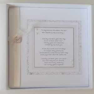 Personalised 30th Pearl Wedding Anniversary Card Wife Any Year (SKU12)