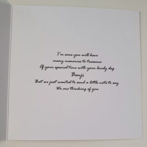 Personalised Sympathy Card Loss Of Your Pet Coton de Tulear / Lhasa Apso Any Breed Or Animal (SKU485)