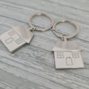 New Home House Keyrings Our First Home Forever Home Ideal House Warming Gift (SKU1215)