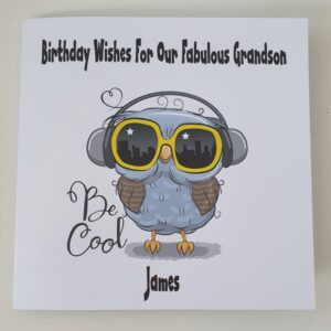 Personalised Birthday Card Special Grandson Nephew Son Brother Friend Any Relation (SKU1221)
