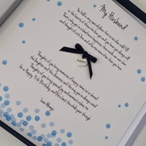 Personalised 75th Birthday Card Husband Boyfriend Partner Fiancé Any Relation, Occasion Or Colour 25th 30th 40th 50th 60th (SKU1222)