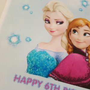 Personalised 6th Birthday Card Cousin Frozen Theme Any Relation Or Age (SKU397)