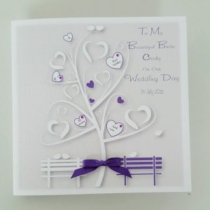 Personalised On Our Wedding Day Bride To Be Or Groom To Be Purple Any Colour (SKU739)