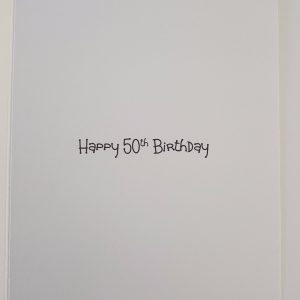 Personalised 50th Whiskey/Whisky Birthday Card Brother In Law Any Relation, Age Or Tipple (SKU236)