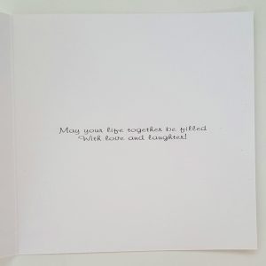 Personalised Engagement Card In Ivory Any Couple Or Colour LGBT Gay Same Sex Civil (SKU757)