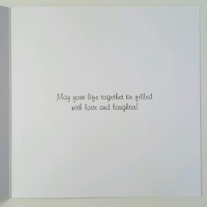 Personalised Engagement Card In Lilac Any Couple Or Colour LGBT Gay Same Sex Civil (SKU711)