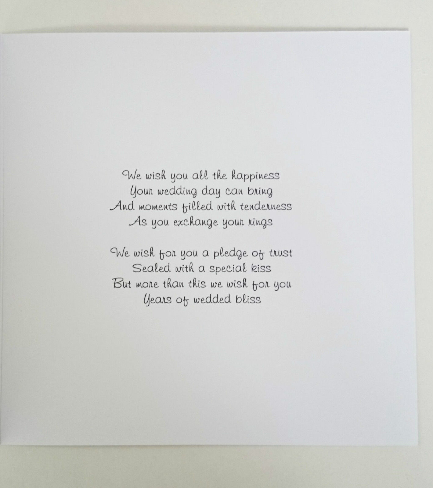 Personalised Wedding Day Card Sister & Brother In Law