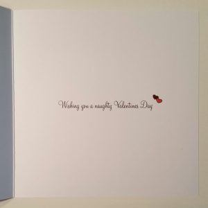 Personalised Valentines Day Card Naughty Fifty Shades Bondage Husband Boyfriend (SKU796)