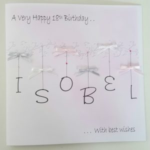 Personalised 18th Birthday Card Any Person, Age Or Colour (SKU753)